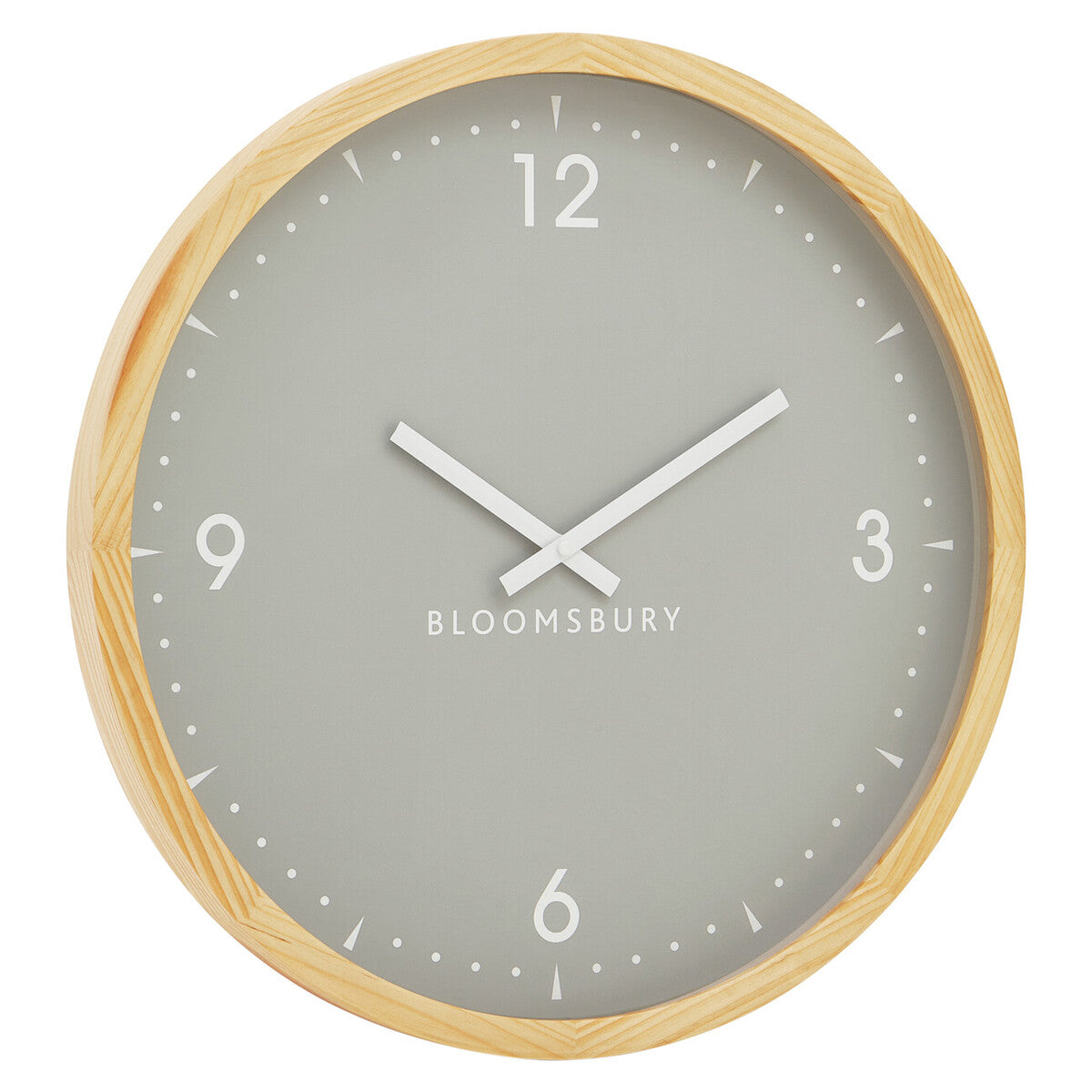 50cm Dia Grey Wall Clock | Vitus