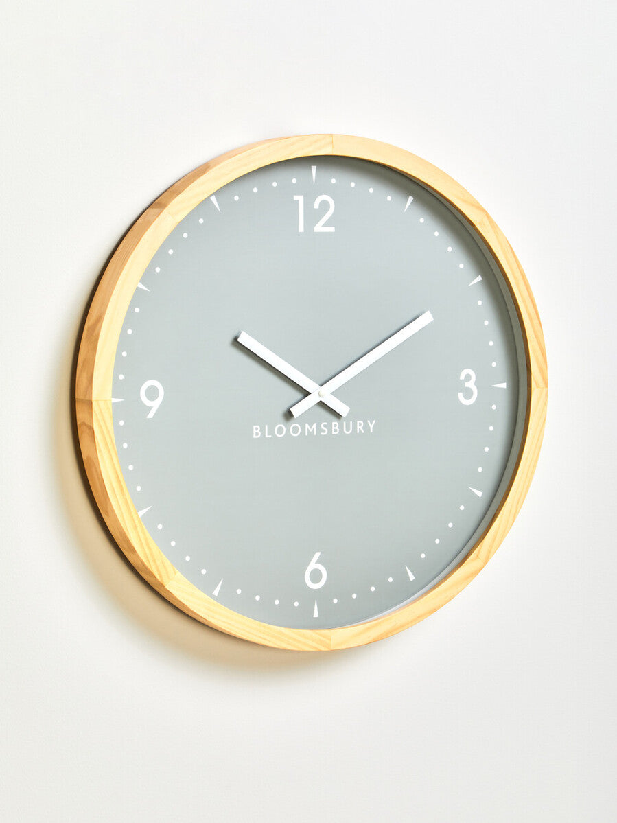 50cm Dia Grey Wall Clock | Vitus