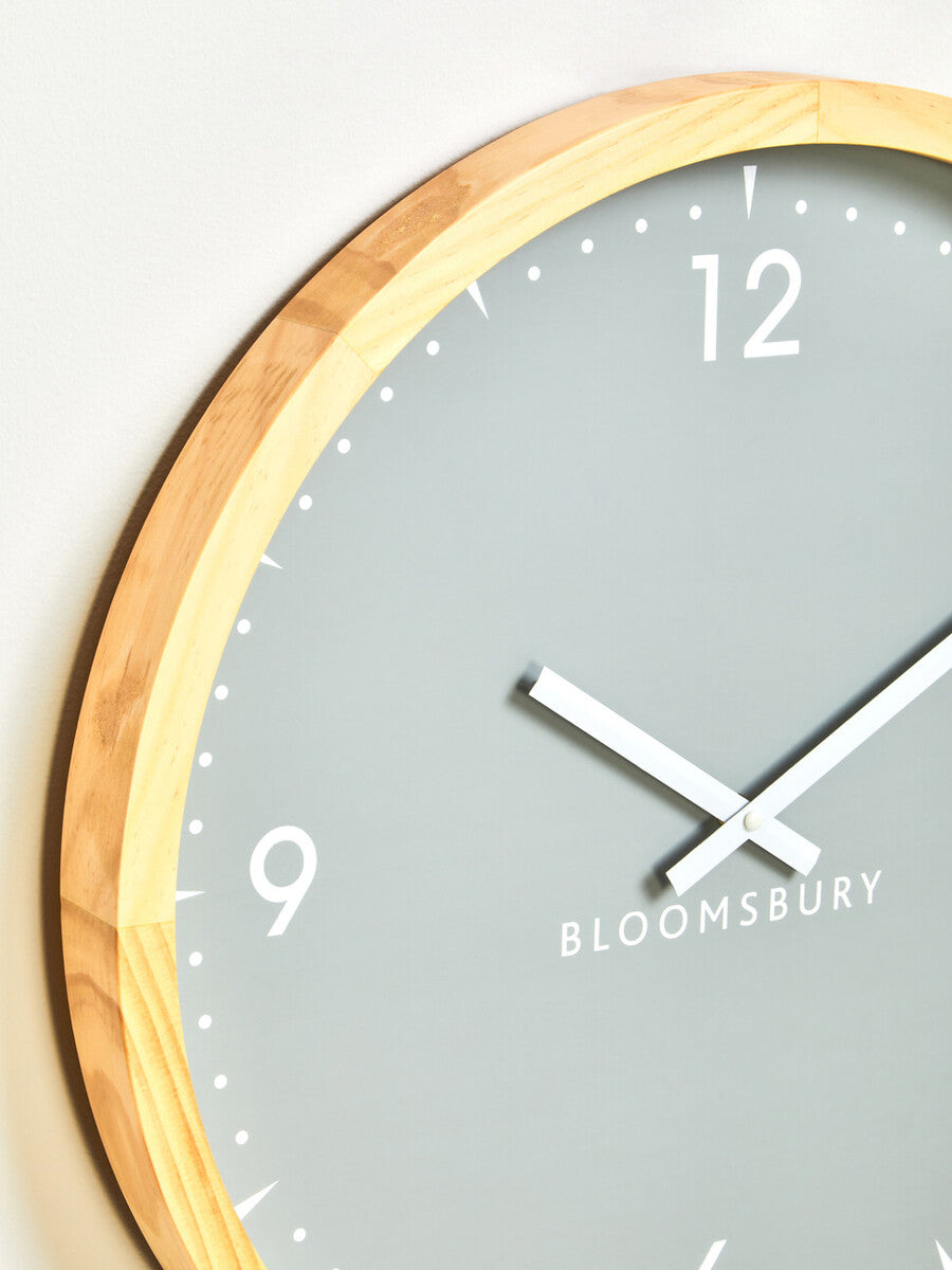50cm Dia Grey Wall Clock | Vitus