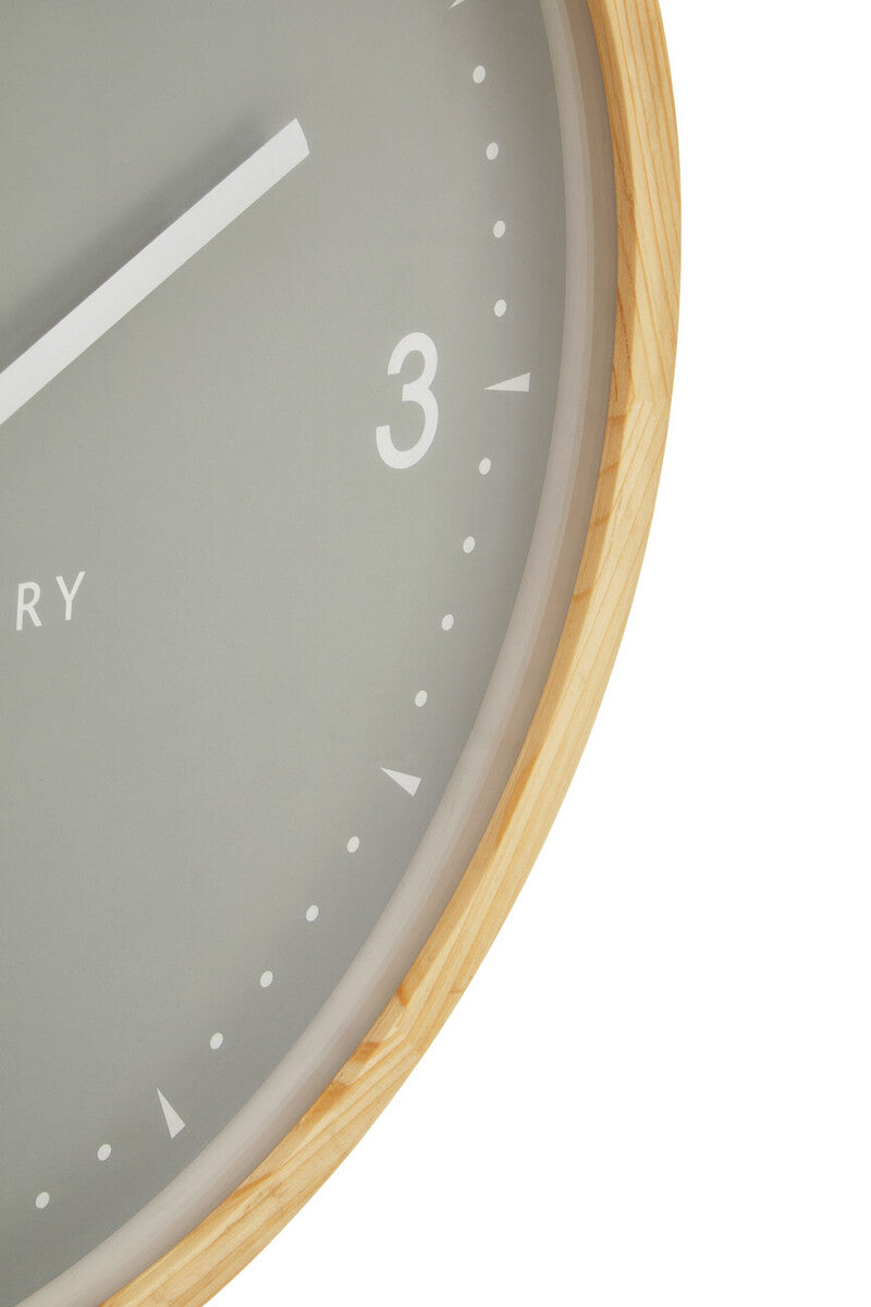 50cm Dia Grey Wall Clock | Vitus