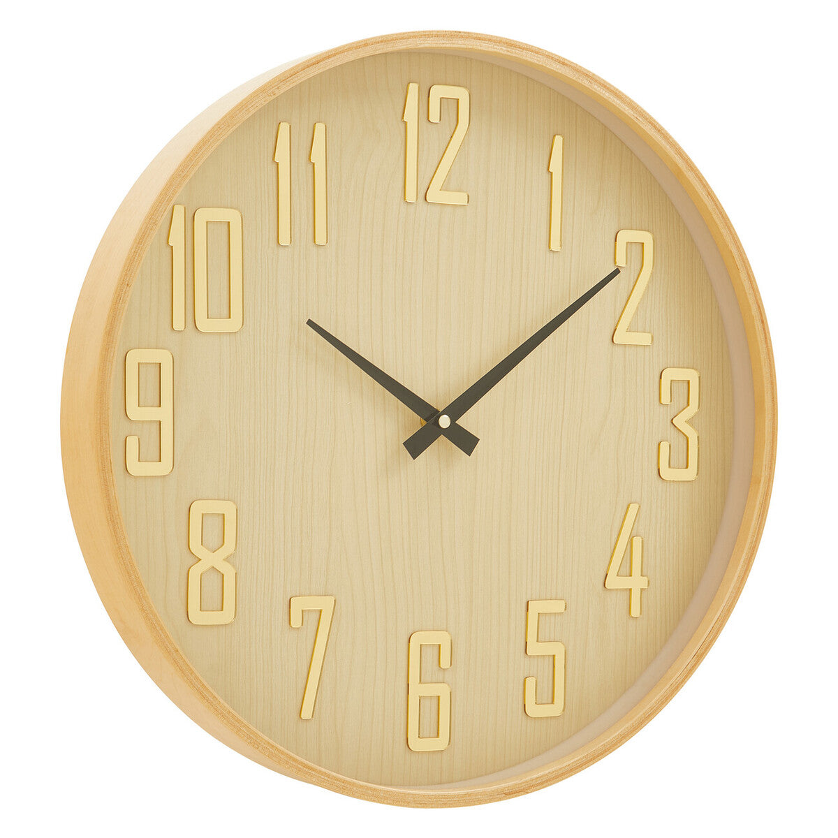 40cm Dia Natural Wall Clock | Vitus