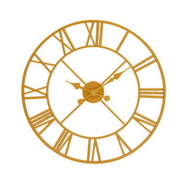 56cm Dia Gold Finish Wall Clock | Vitus
