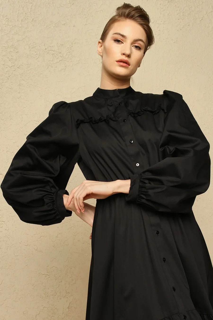 NEOMODEST X BERREN STUDIO Kross Dress-Black