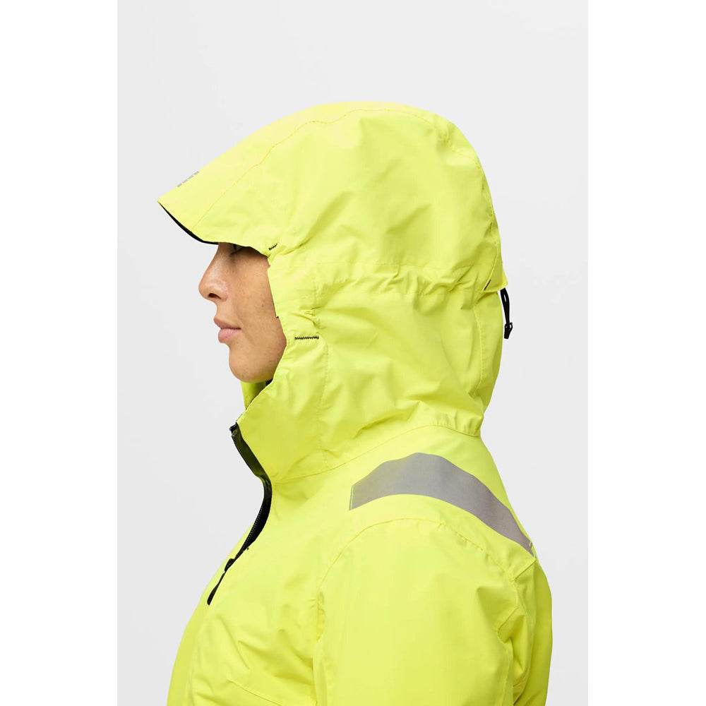 Snickers 1347 AllroundWork, Women’s Hi-Vis Waterproof Shell Jacket Class 2/3 Yellow Small