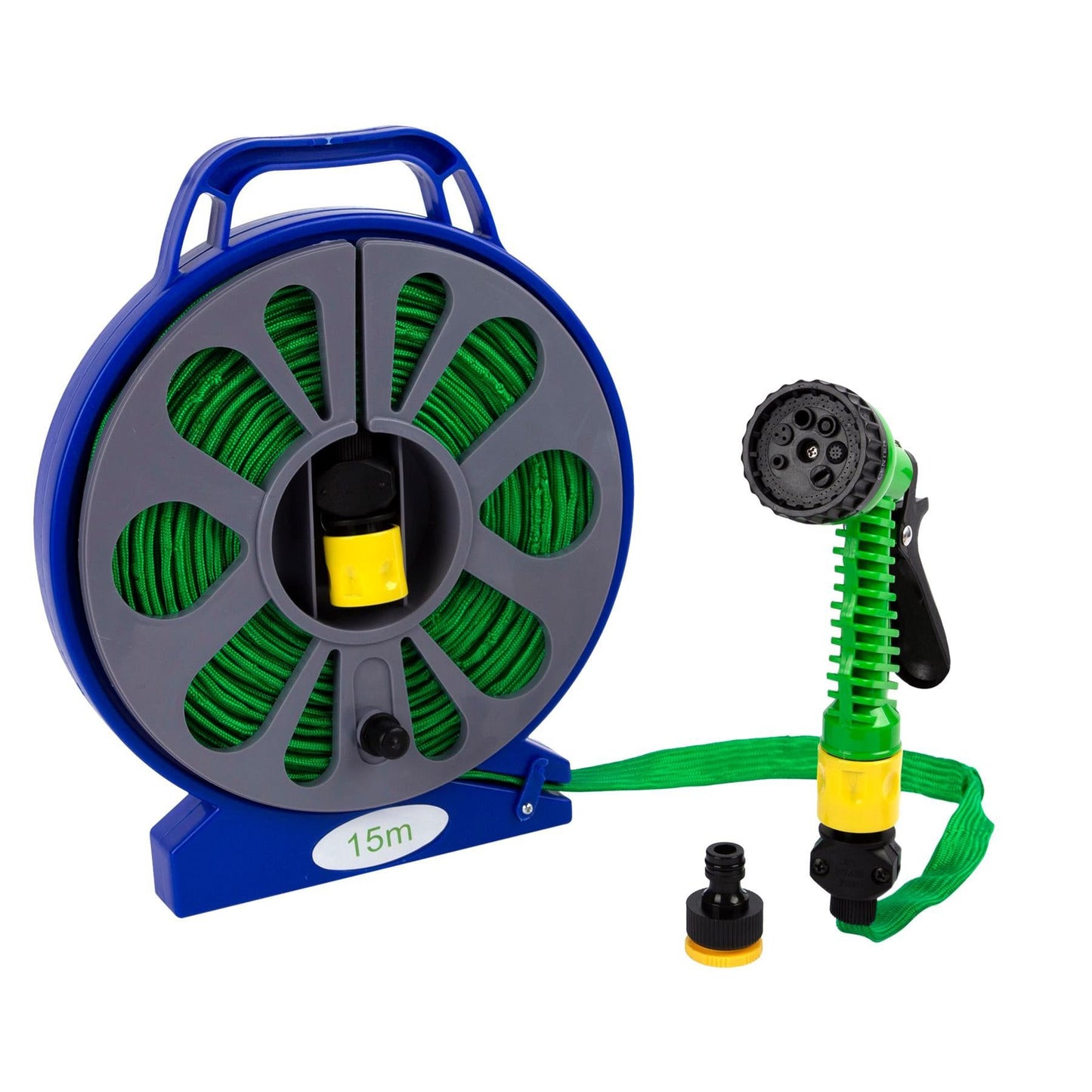 15m Flat Hose with Spray Gun