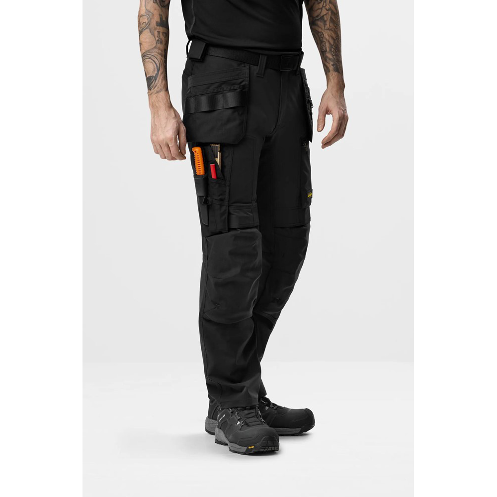 Snickers 6218 AllroundWork Holster Pocket 4-Way Stretch Trousers Steel Grey