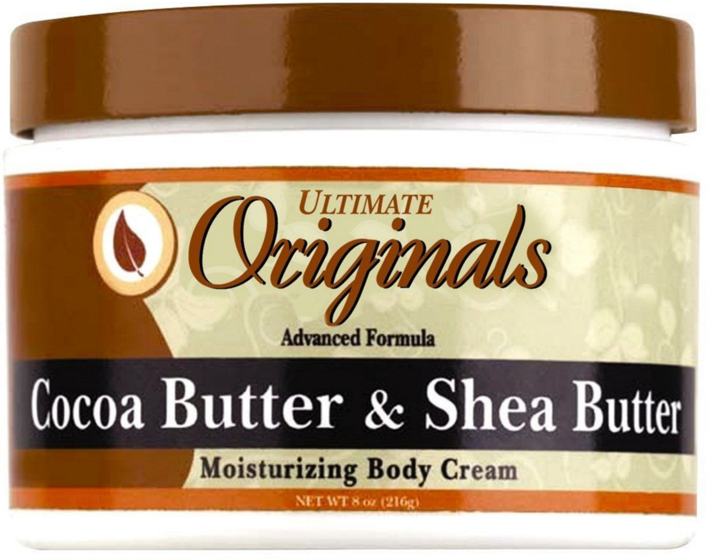 Africa's Best Cocoa Butter & Shea Butter Body Cream Deeply Moisturizing & Nourishing Skin for Dry Skin Types 8 Oz