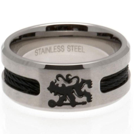 Chelsea FC Black Inlay Ring