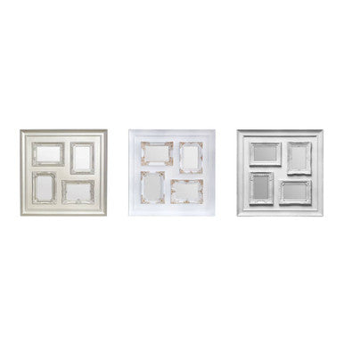 Maren Vintage Style White & Gold 4 Photo Frame