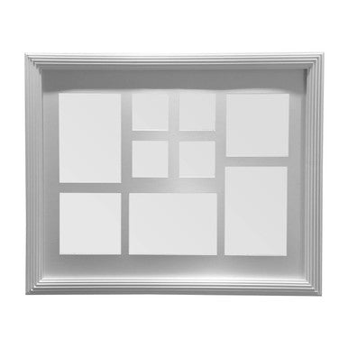 Maren White 9 Photo Rectangular Multi Photo Frame