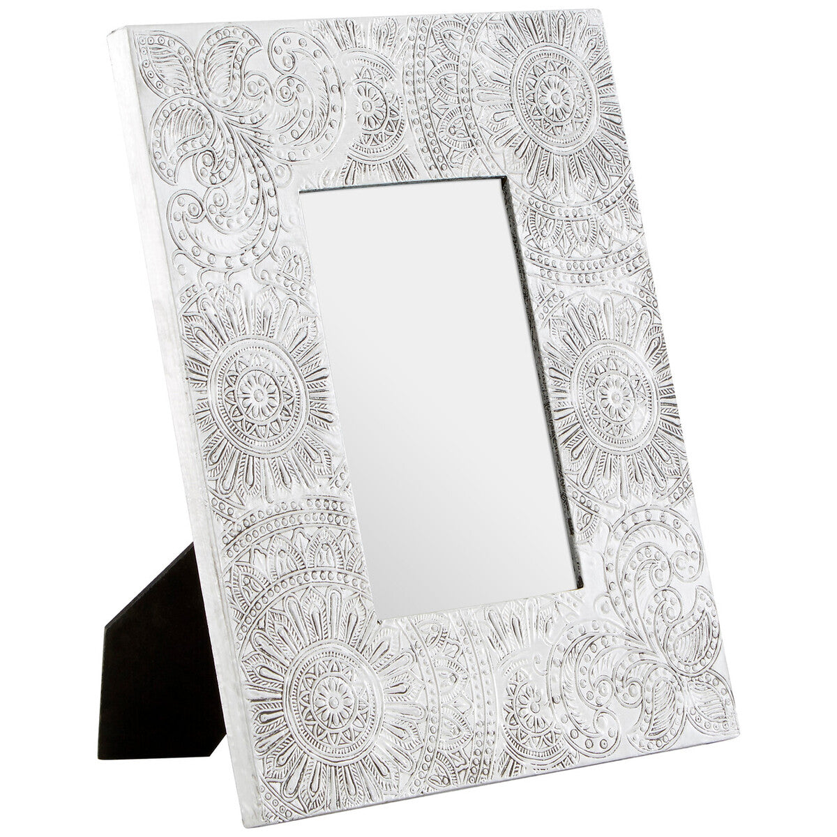Bowerbird 4x6 Silver Etched Photo Frame