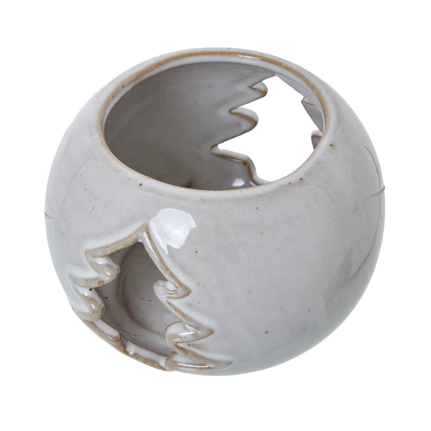 Tree Cut-Out Round Tealight Holder