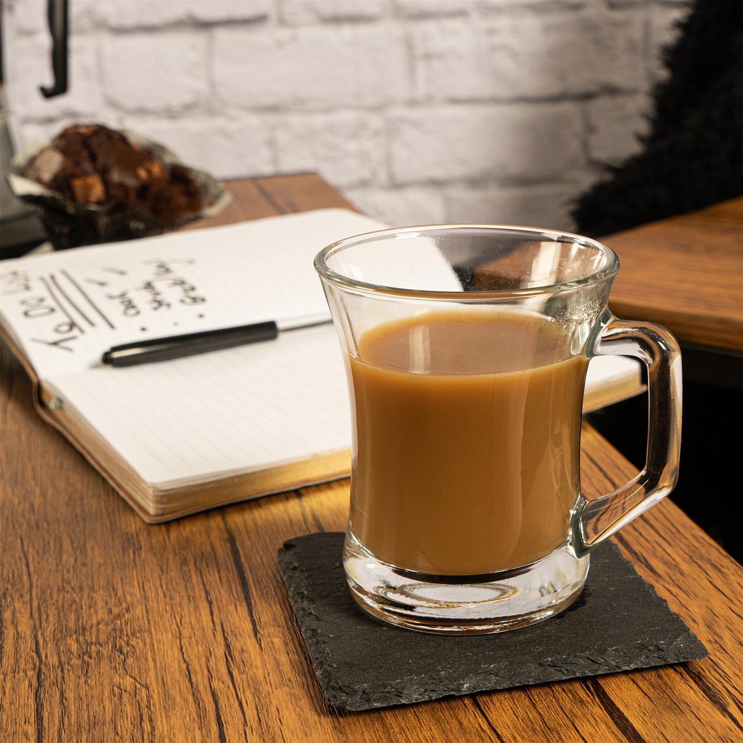 225ml Clear Zen+ Coffee Glasses - Pack of Six