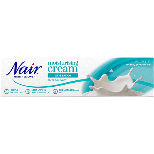 Nair Moisturising Hair Removal Cream for Soft, Smooth Skin 100ml / 3.38 oz