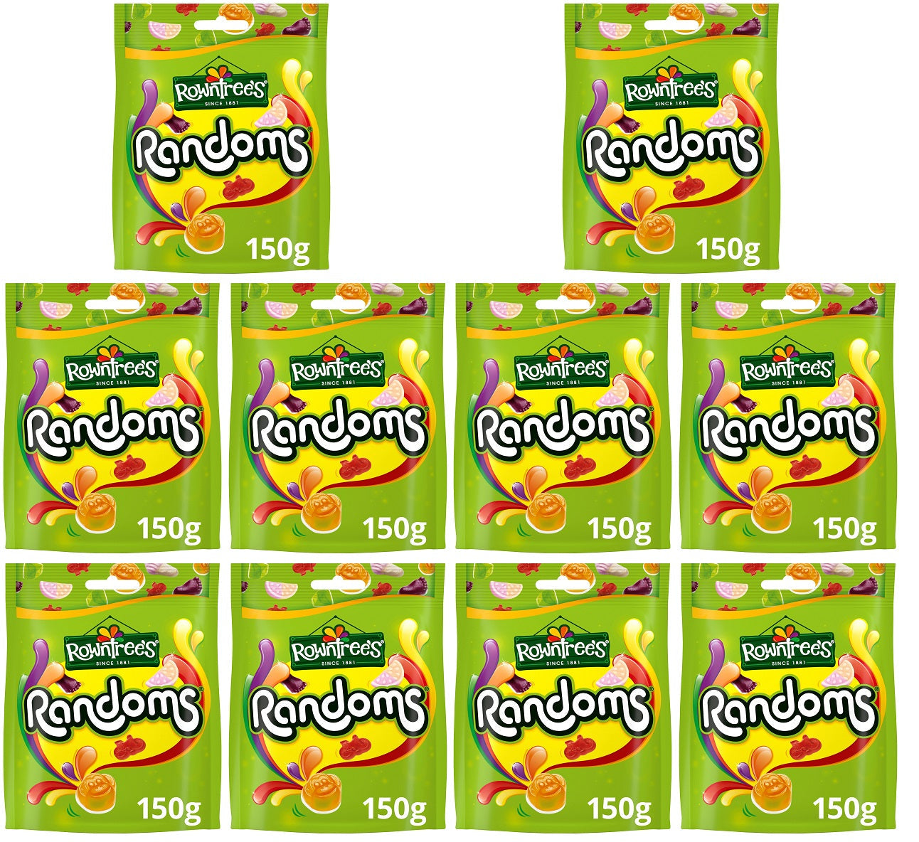 10 x Rowntree's Randoms 120G