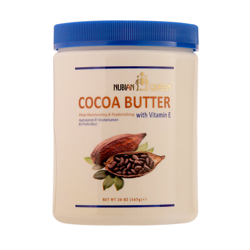Queen Helene Nubian Queen Cocoa Butter Cream Deep Conditioning & Moisturizing for Hair & Skin 20oz