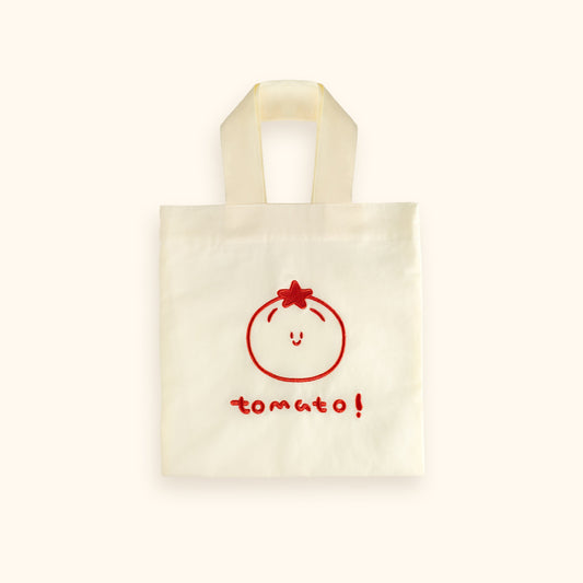 Daily White | Tomato Canvas Bag