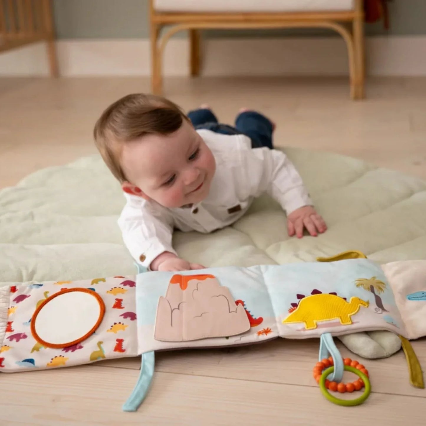 Little Big Friends Soft Activity Book 2-in-1 - Dino
