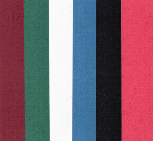 Luxurious Leather Look Embossed Card Bookmarks - Set of 24