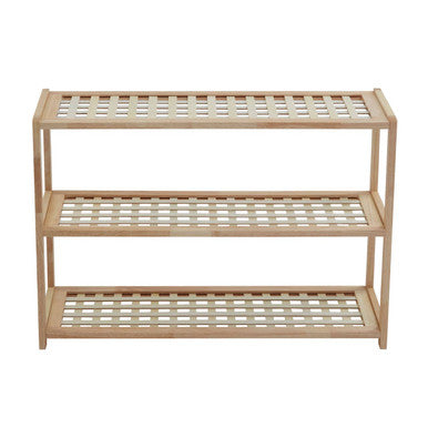 Arla  Natural Wood 3 Tier Shoe Rack