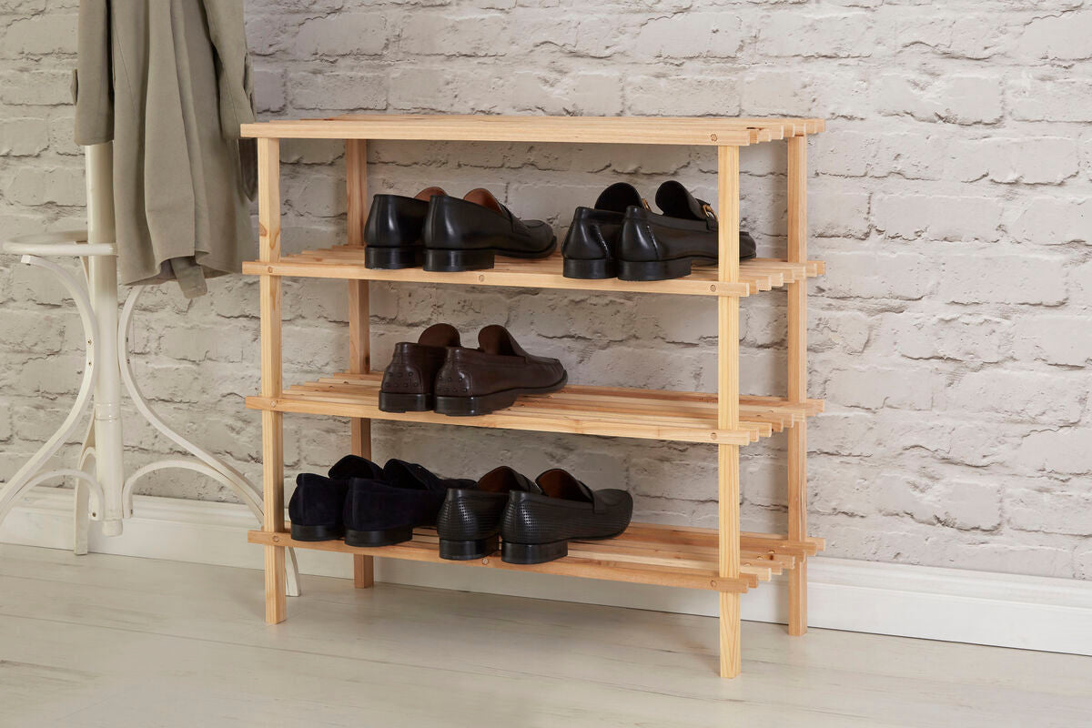 4 Tier Wooden Shoe Rack | Arla