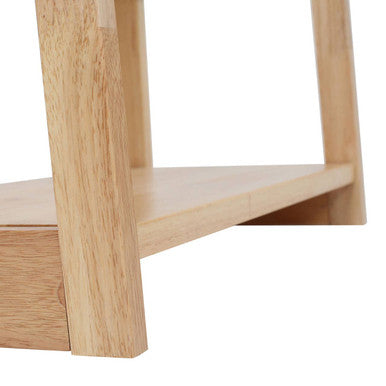 Heva 5 Tier Tropical Hevea Wood Shelf Unit