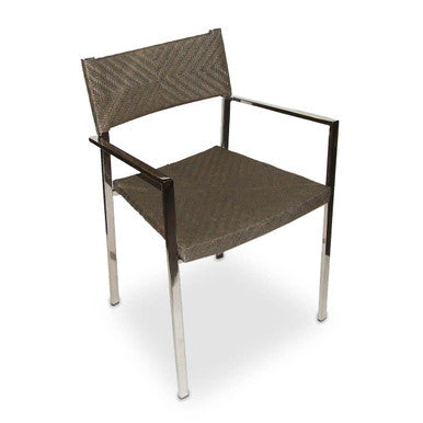 Set Of Two Raffia Chairs