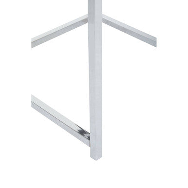 Fulton Black Nest Of 3 Tables With Chrome Frame