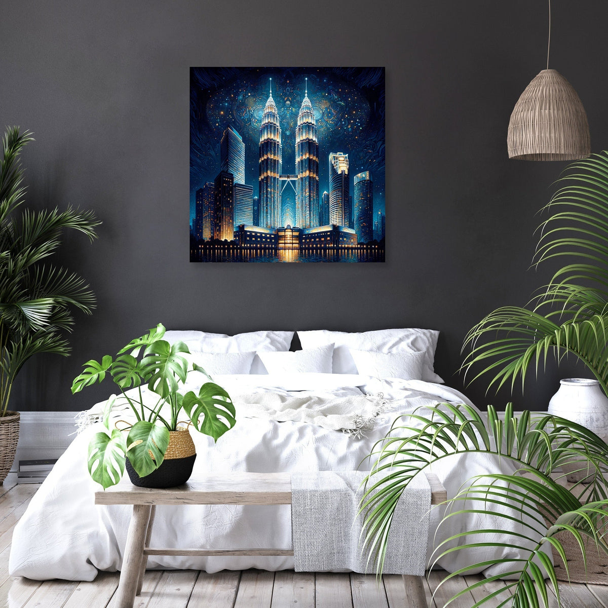 Luminous Geometry Canvas