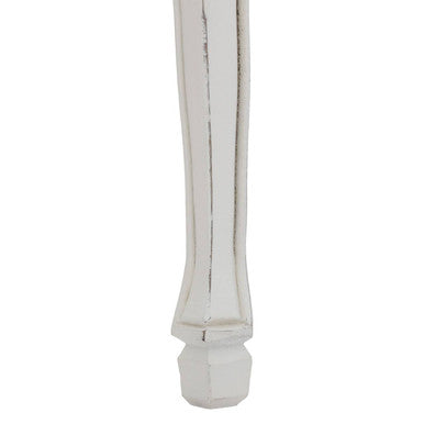 Serena White and Dark Wood Set of 2 Side Tables