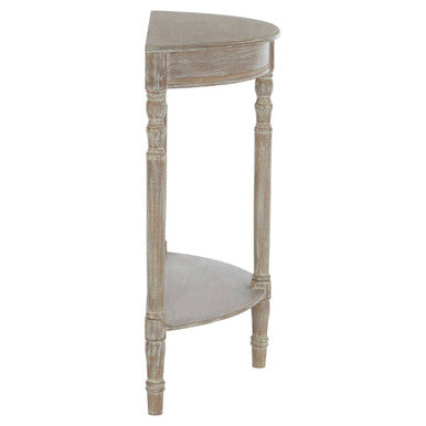 Heritage Half Moon Natural Console Table