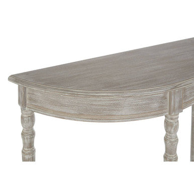 Heritage Half Moon Natural Console Table