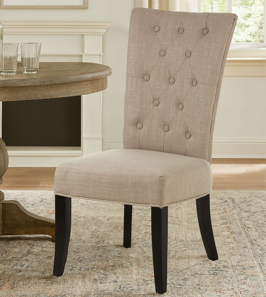 Regents Park Natural Linen Mix Dining Chair