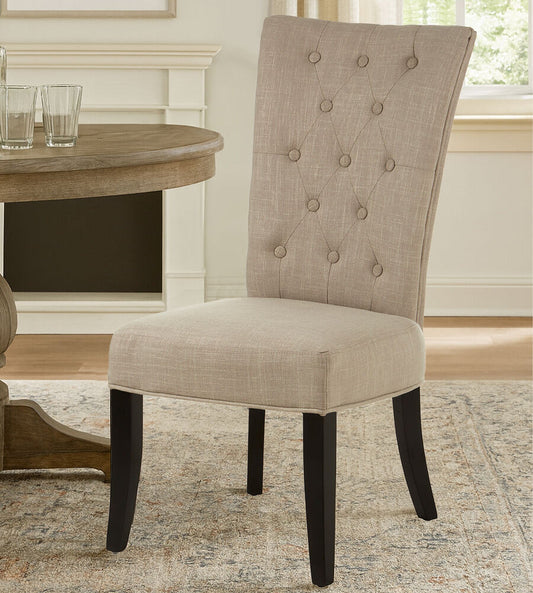 Regents Park Natural Linen Mix Dining Chair