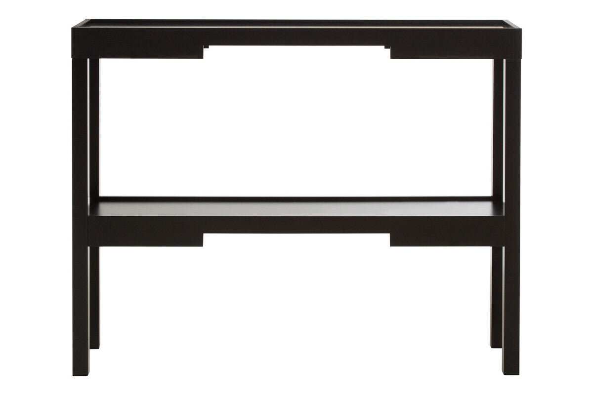 Black Console Table with Storage | Osaka
