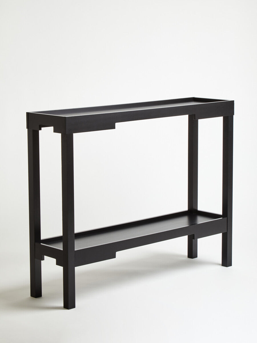 Black Console Table with Storage | Osaka