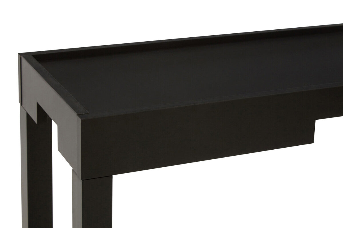 Black Console Table with Storage | Osaka