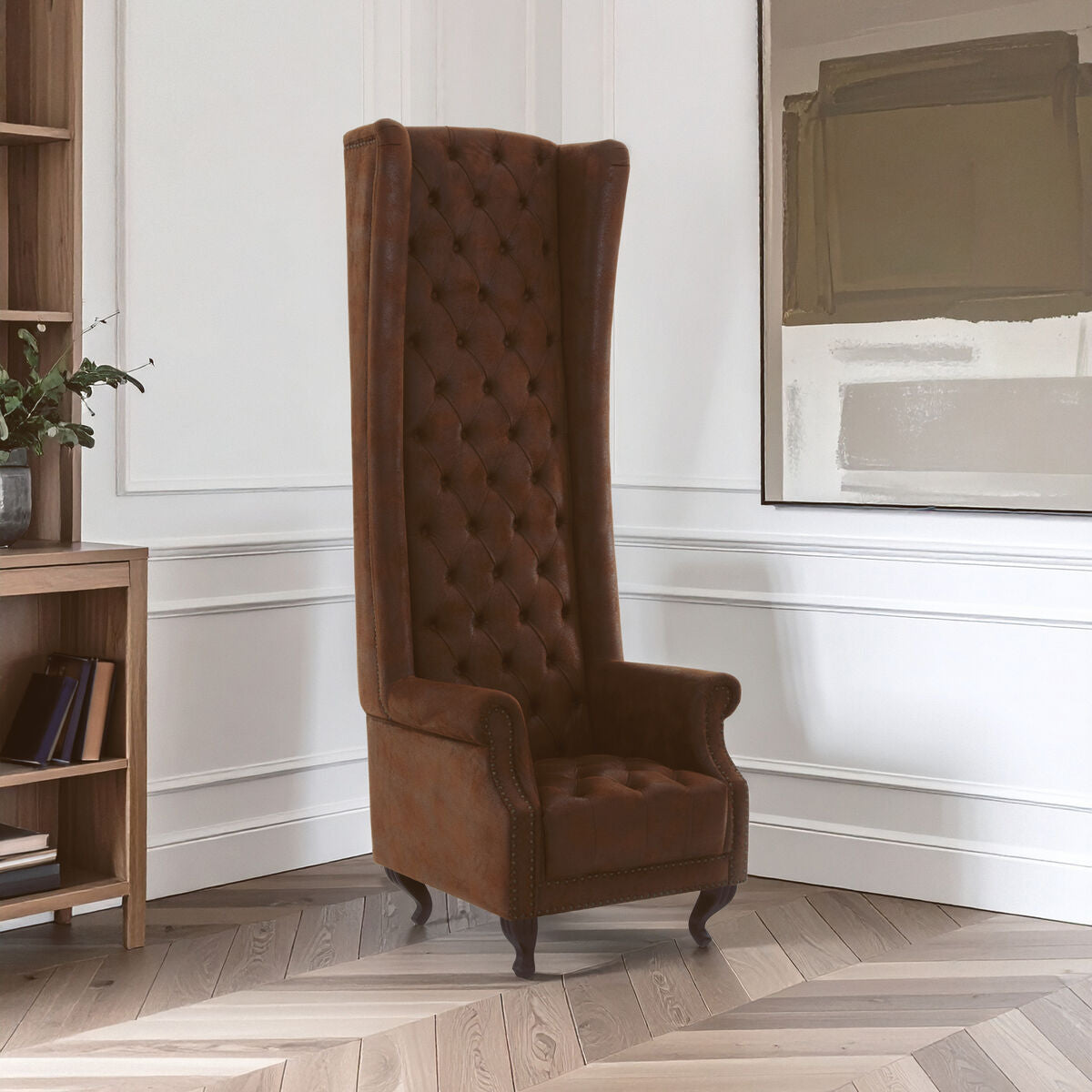 Regents Park Brown Tall Porter Chair