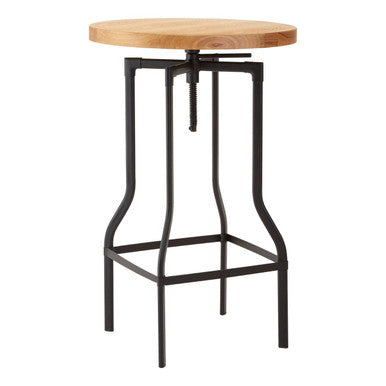 New Foundry Ash Veneer Bar Table
