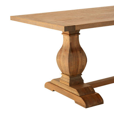 Lyon Oak Wood Dining Table