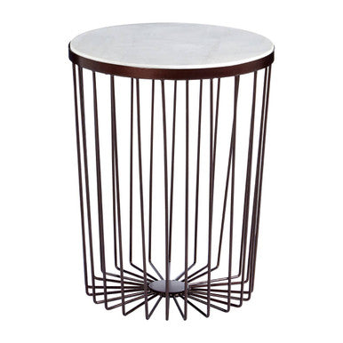 Templar Iron Copper And Bronze Round Table