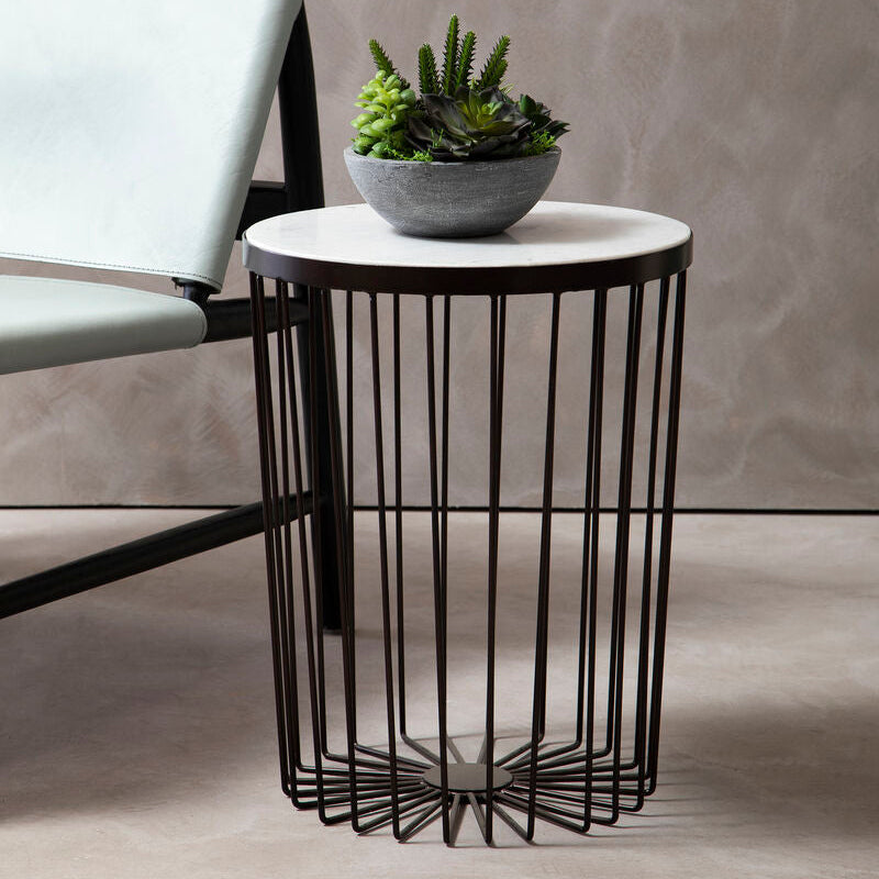 Templar Iron Copper And Bronze Round Table