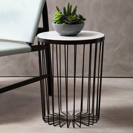 Templar Iron Copper And Bronze Round Table