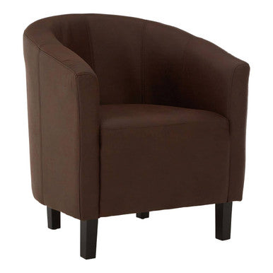 New Foundry Leather Effect Chair