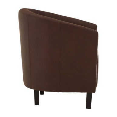 New Foundry Leather Effect Chair