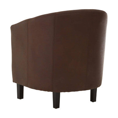New Foundry Leather Effect Chair