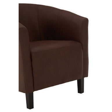 New Foundry Leather Effect Chair
