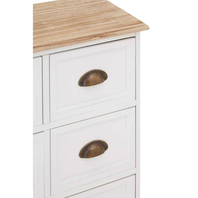 Austin White 8 Drawers Chest