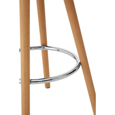 Normann White Bar Stool