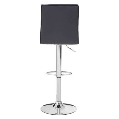 Tavor Grey Faux Leather Bar Chair